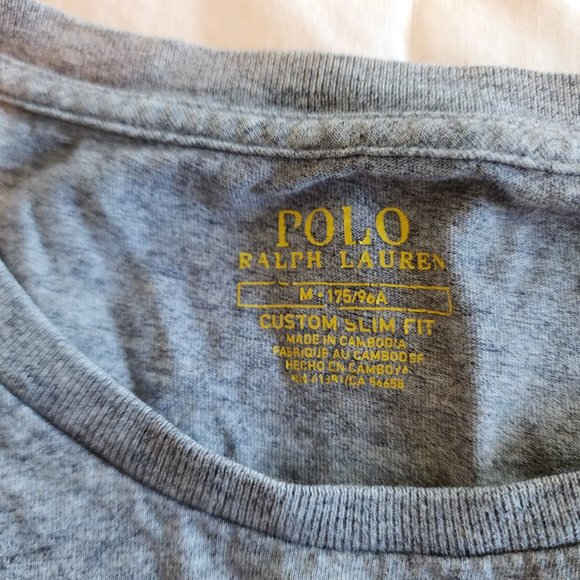 Ralph Lauren T-Shirt Grey Used - Picture 2 of 2